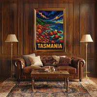Tasmania Coastal Landscape Poster
