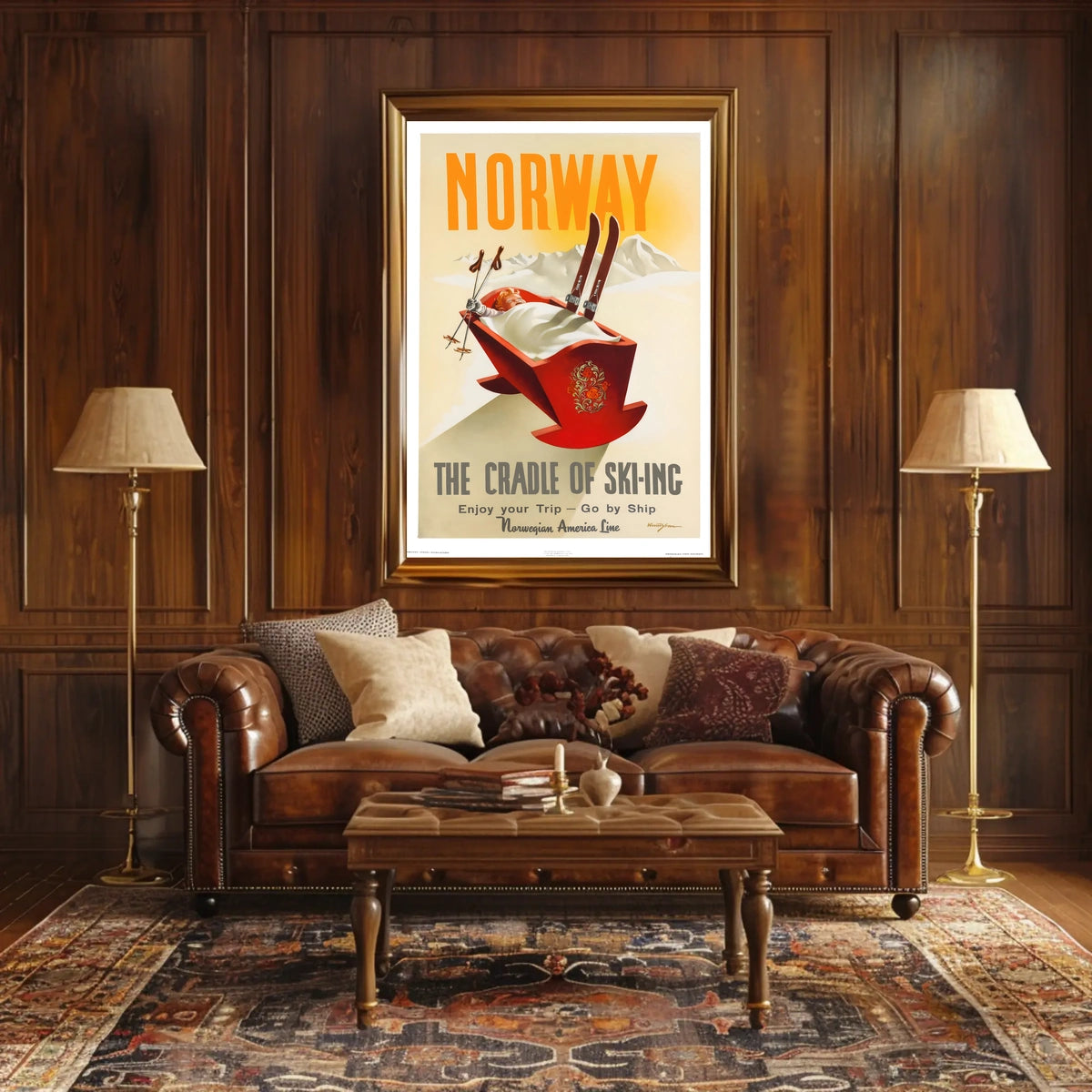 The Cradle Of Skiing Poster