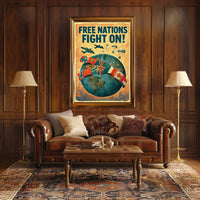 Free Nations Unite Poster