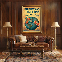 Free Nations Unite Poster