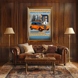 Motown Cruisin Woodward 25 Poster