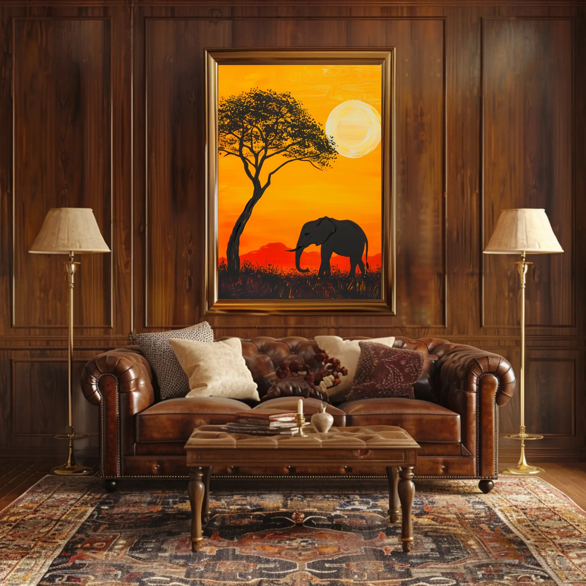 Sunset Serenade Scenic Poster Wall Art Print