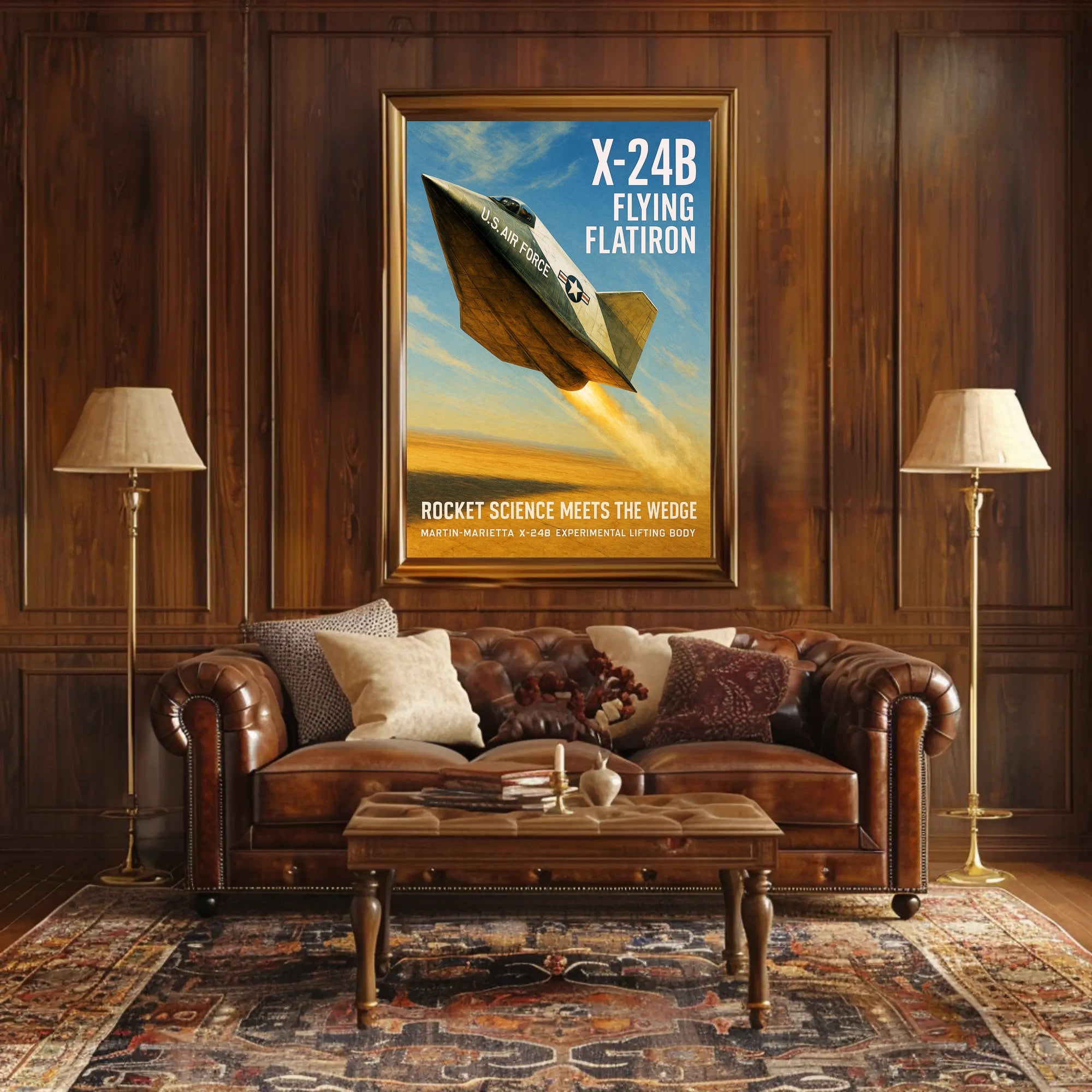 X-24B Flying Flatiron Poster PosterGoat