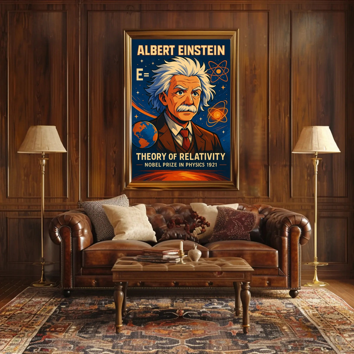 Albert Einstein Theory Of Relativity Poster