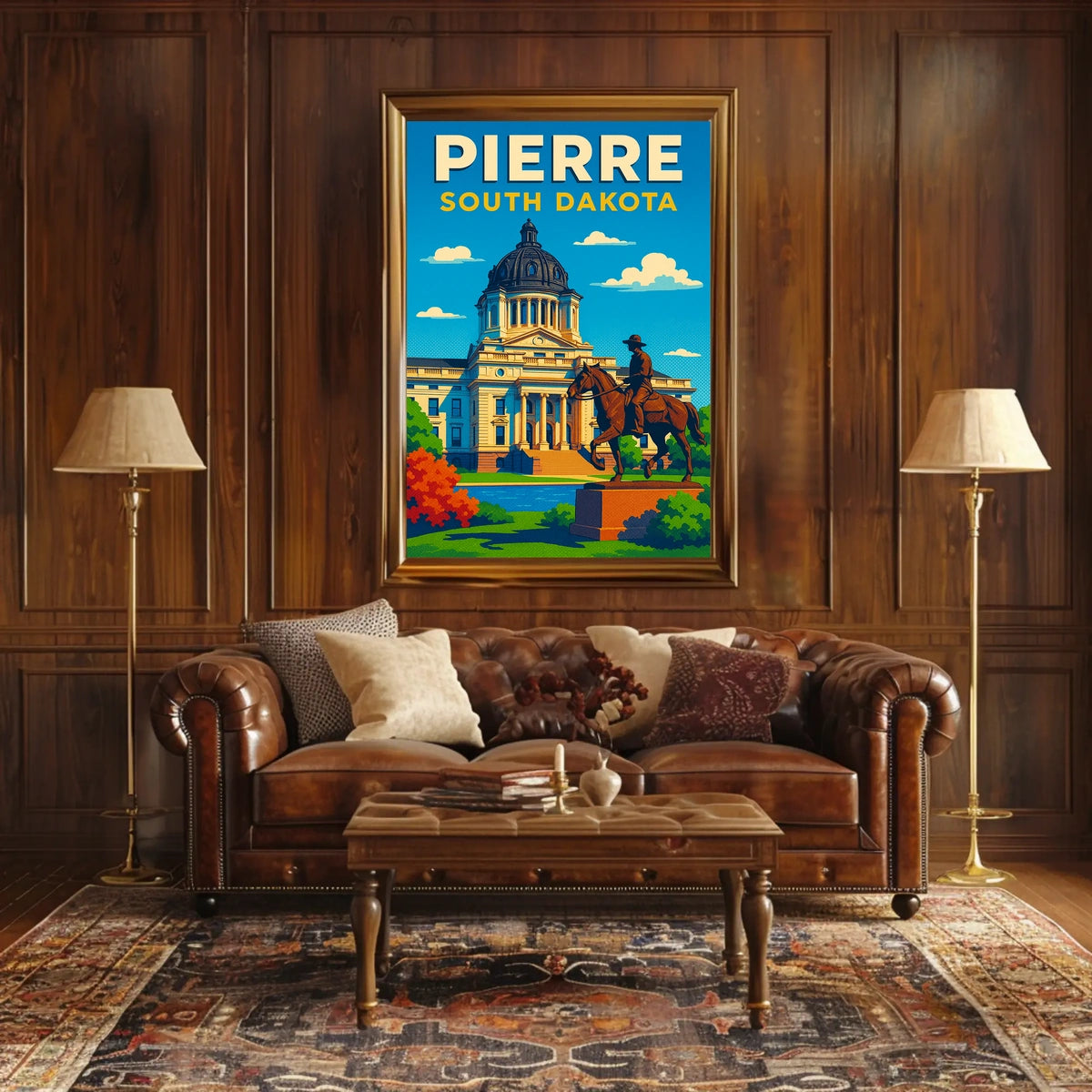 Pierre, South Dakota Poster