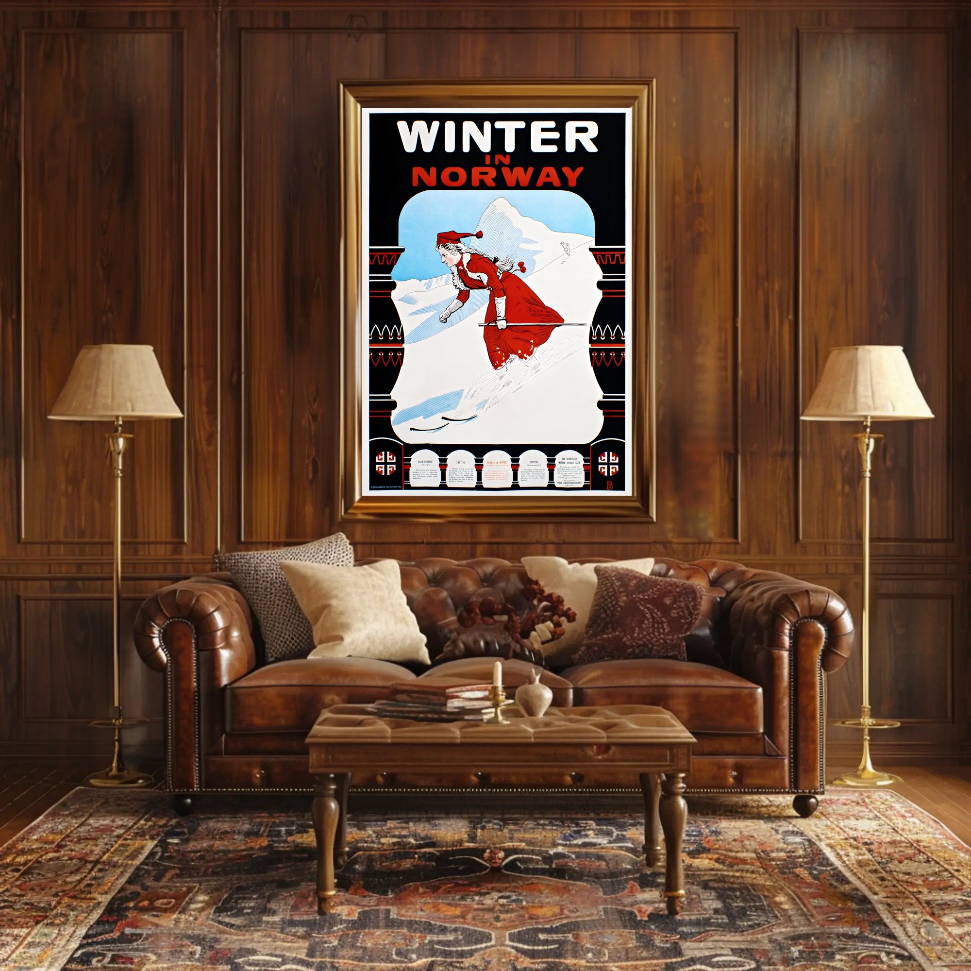 Winter in Norway Poster PosterGoat
