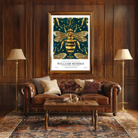 Victorian Era Bee Artistry Heritage William Morris Art Poster