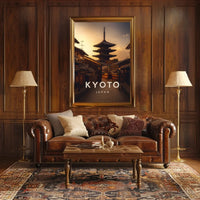 Kyoto Japan Cultural Heritage Art Poster