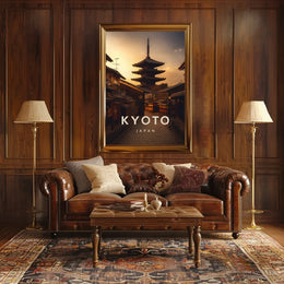 Kyoto Japan Cultural Heritage Art Poster