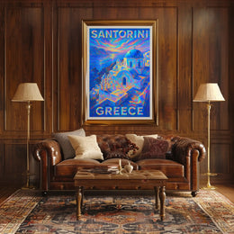 Santorini, Greece Poster