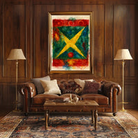 Abstract Watercolor Composition Poster