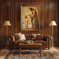 Serene Divine Blessing Religious Art Classical Poster