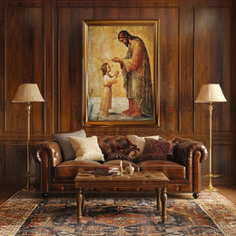 Serene Divine Blessing Religious Art Classical Poster