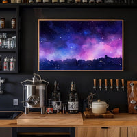 Celestial Cityscape Poster PosterGoat