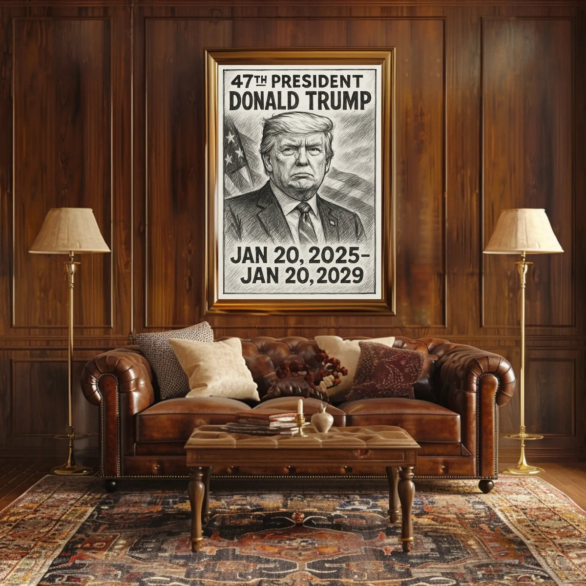Donald Trump 47th President Poster