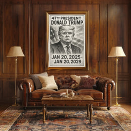 Donald Trump 47th President Poster