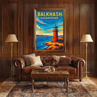 Balkhash, Kazakhstan Poster
