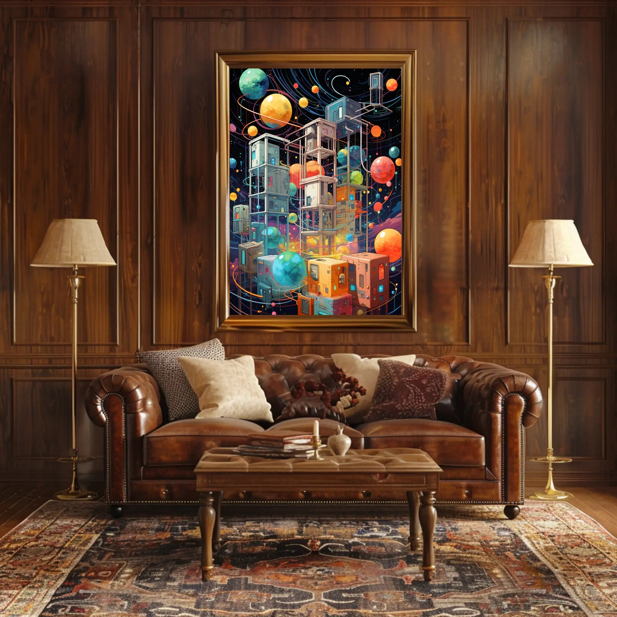 Cosmic Architecture Poster PosterGoat