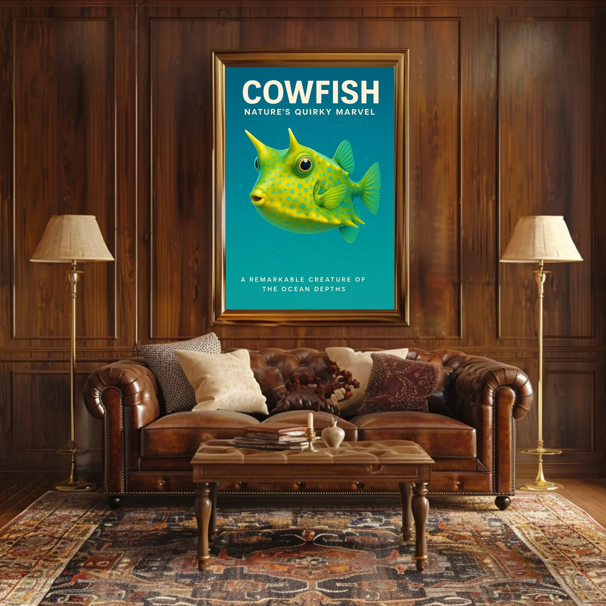 Cowfish NatureS Quirky Marvel Poster