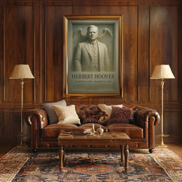 Herbert Hoover Presidential Era Poster