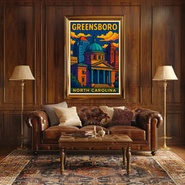 Greensboro, North Carolina Poster