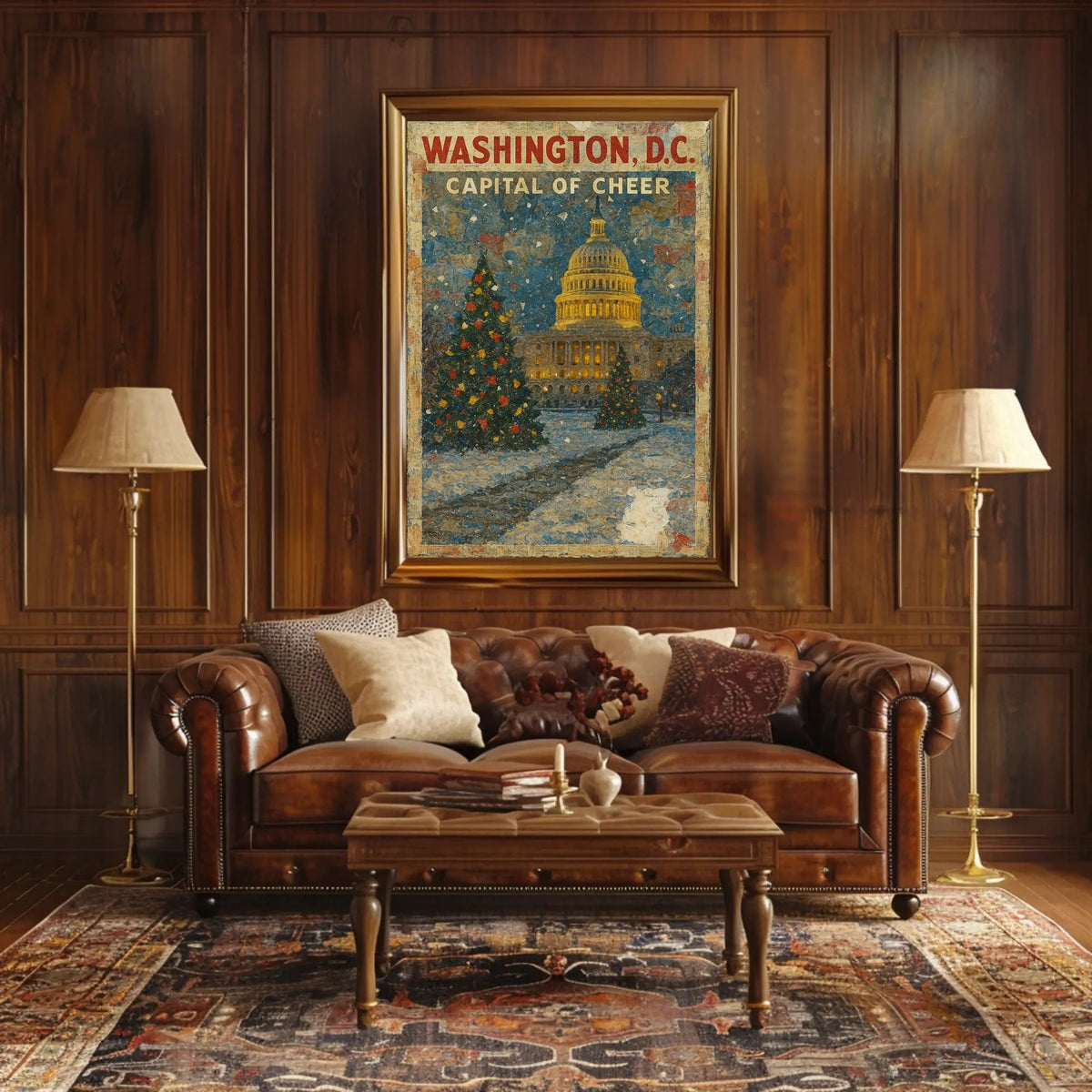 Washington DC Cityscape Poster