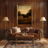 Kentucky Horse Country Poster