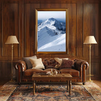 Majestic Snowy Peaks National Park Poster