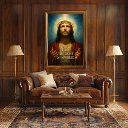 Jesus Christ Divine Light Classical Religious Artistic Poster