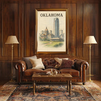 Oklahoma Cityscape Poster