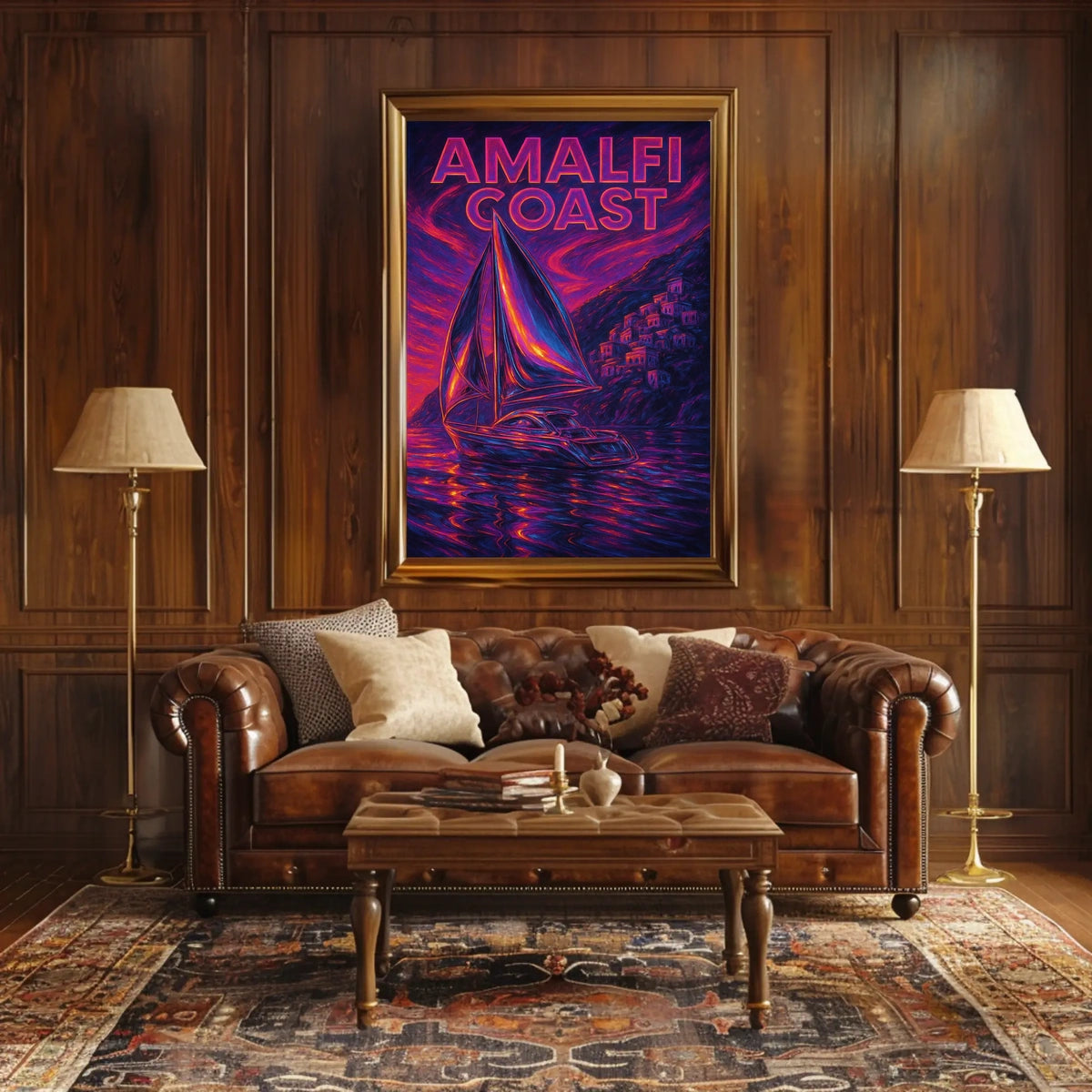 Amalfi Coast Dreamscape Poster