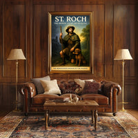 St. Roch The Patron Saint of Healing Poster PosterGoat