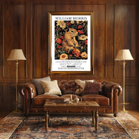 William Morris Cotton Prints Exhibition Artistic Poster