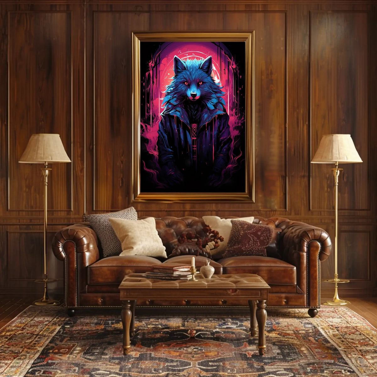 The Enigmatic Wolf Poster