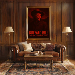 Buffalo Bill Western Era Heritage Historical Poster