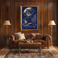 Dj Wolf Groove Poster