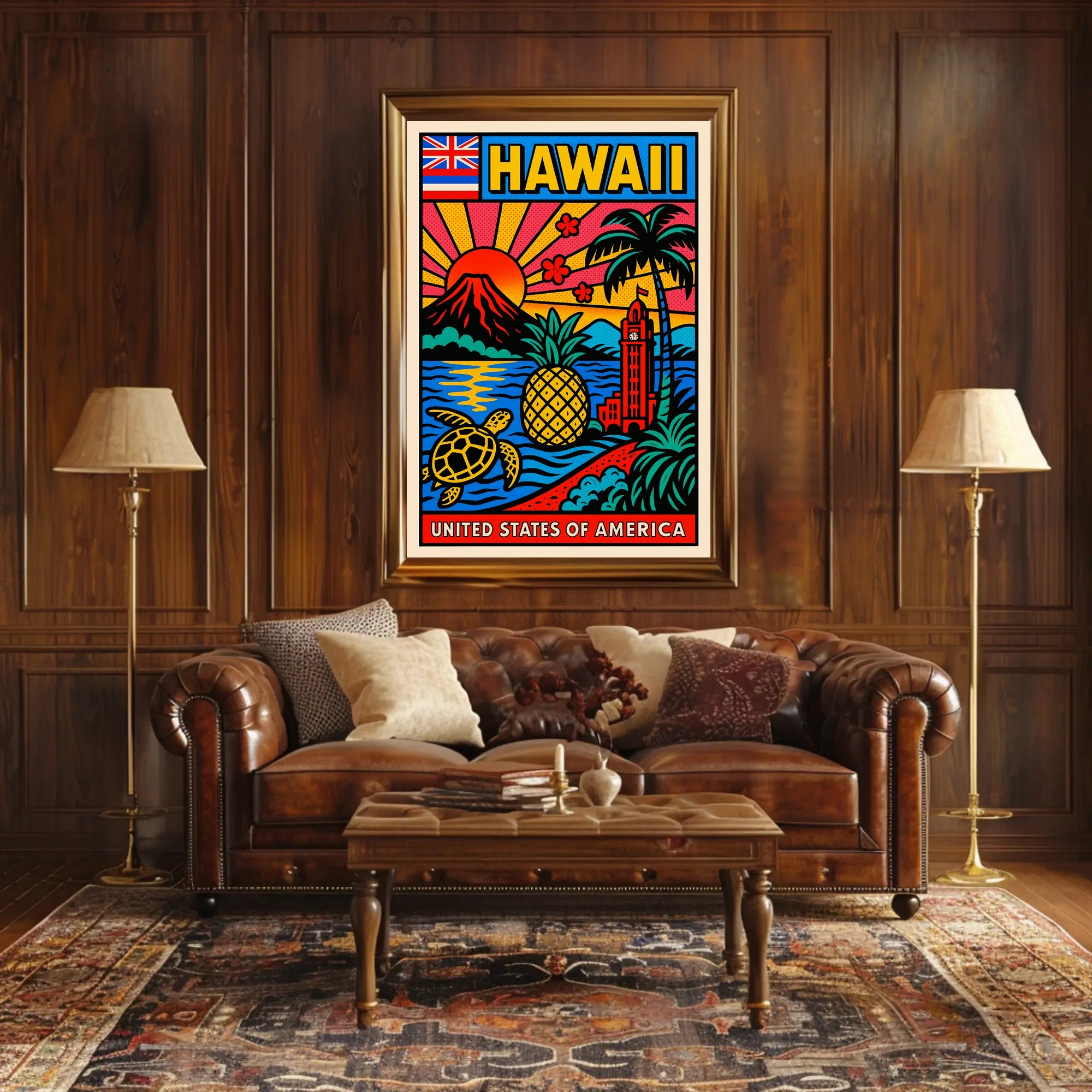 Hawaii Travel Poster PosterGoat