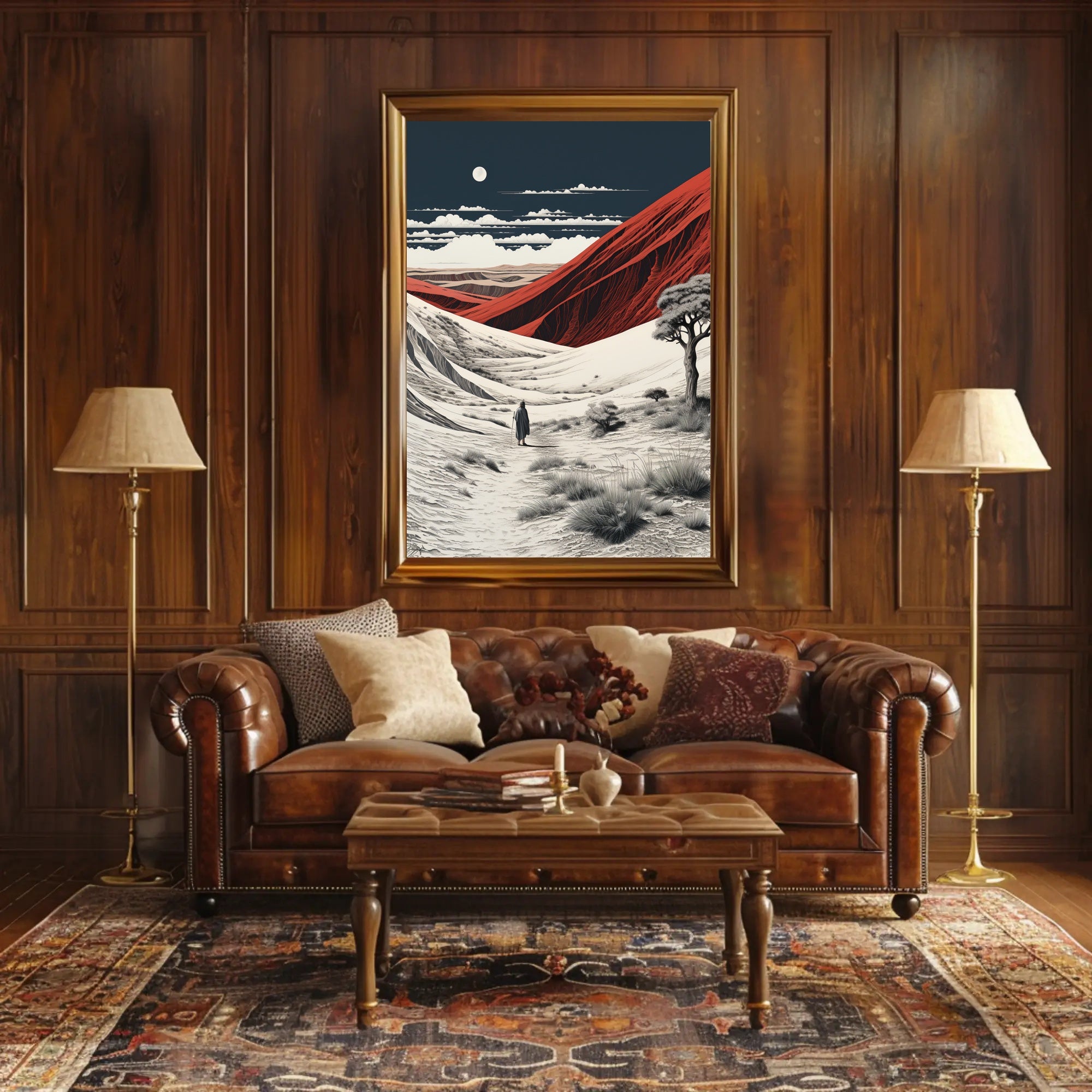 Desert Wanderer Poster