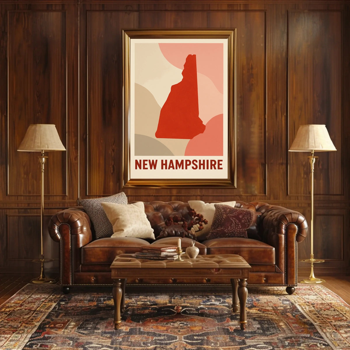 New Hampshire A Modern Tribute Poster