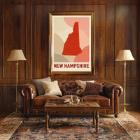 New Hampshire A Modern Tribute Poster