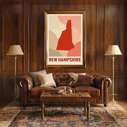 New Hampshire A Modern Tribute Poster