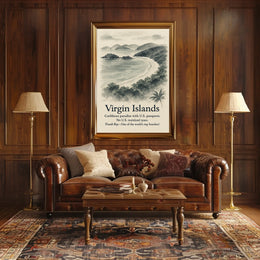 Virgin Islands Caribbean Paradise Poster