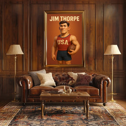 Jim Thorpe Tribute Poster