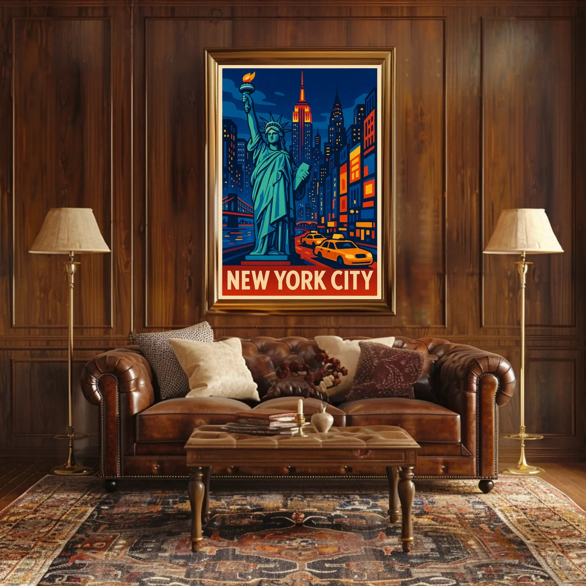 Eclectic Abstract Art Poster For Modern Interiors Bold