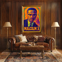 Malcolm X Heritage Wanderlust Cityscape Poster