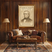 James K Polk Legacy of Leadership Poster Art Print PosterGoat