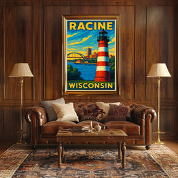 Racine, Wisconsin Poster