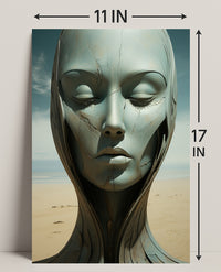 Ethereal Serenity In The Desert Poster