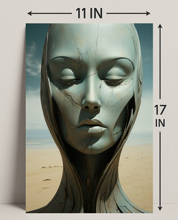 Ethereal Serenity In The Desert Poster