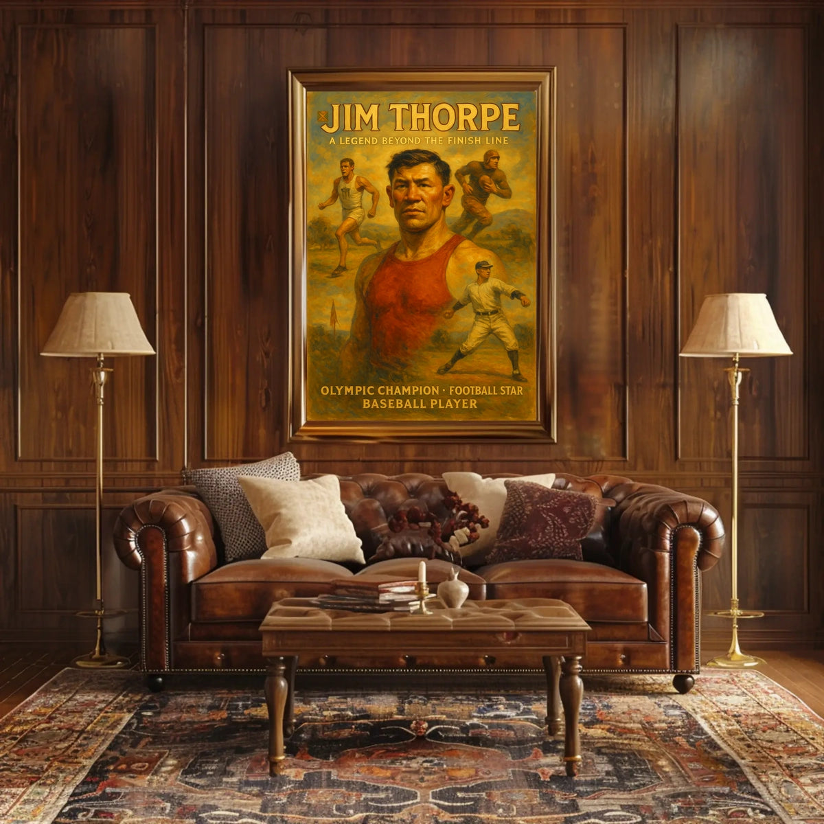 Jim Thorpe A Legend Beyond the Finish Line Jim Thorpe Poster